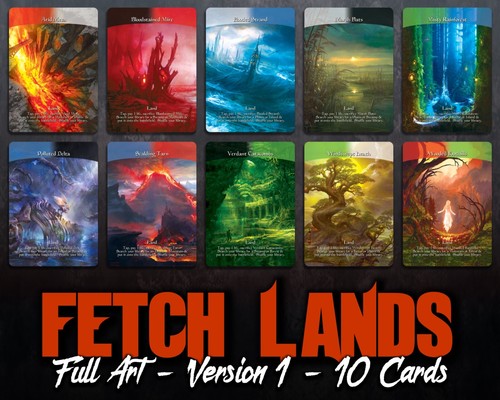 Fetch lands set of - -, 10